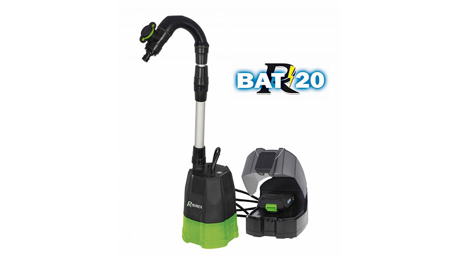 Pompe  vide-fûts et vide-cave à batterie PRBAT20/PVF1 Ribimex