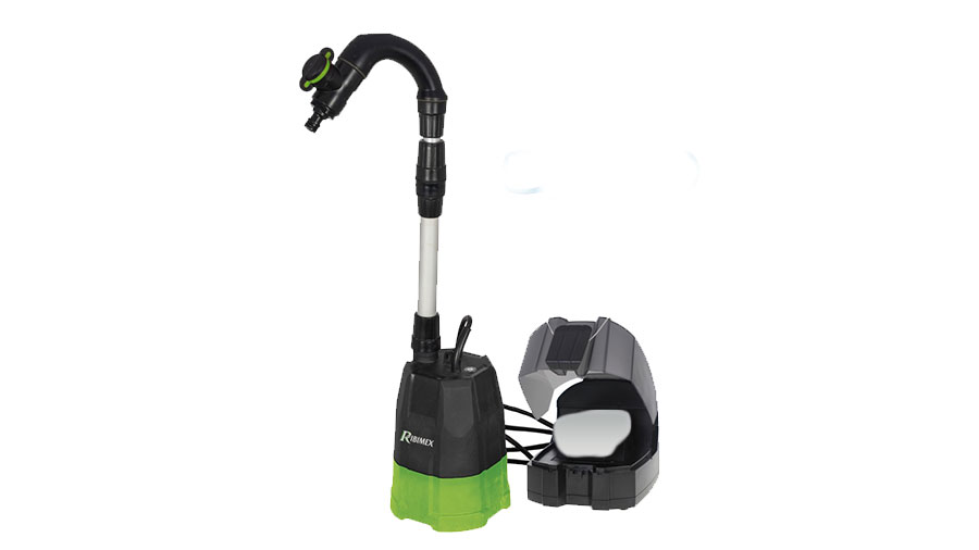 Pompe  vide-fûts et vide-cave à batterie PRBAT20/PVF1SB Ribimex