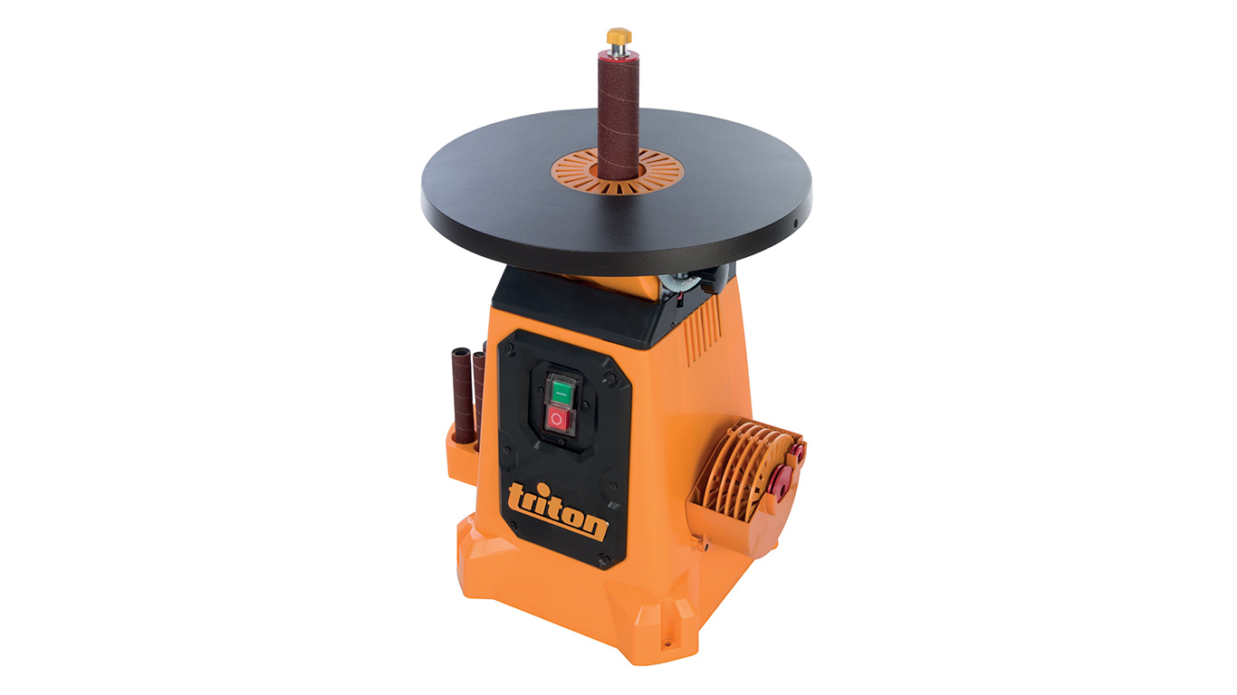  ponceuse à cylindre oscillant avec plateau inclinable Triton TSPS 370