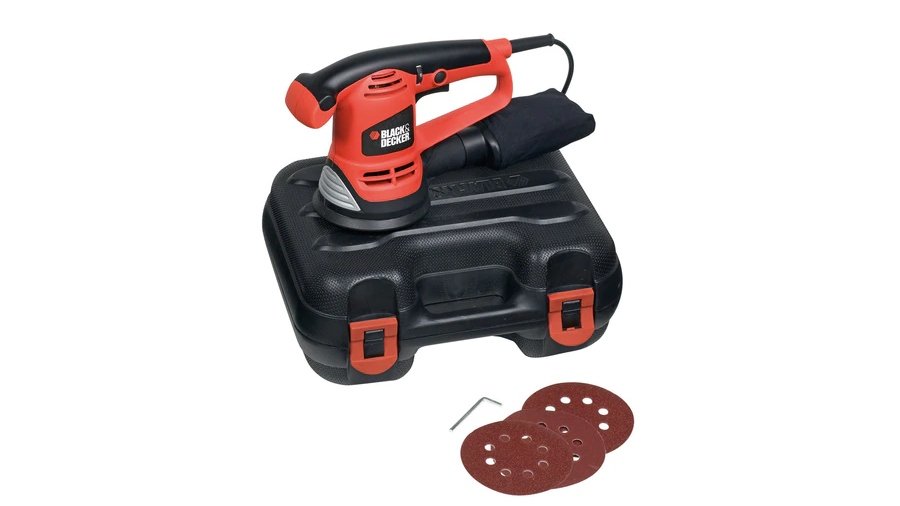 Ponceuse excentrique filaire BLACK+DECKER KA191EK-QS