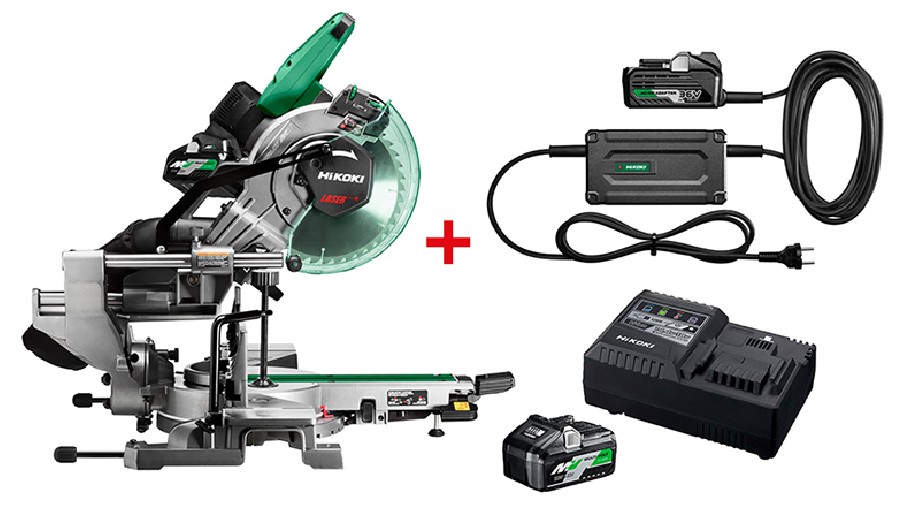 Scie à onglets sans fil HIKOKI C3610DRAWAPZ