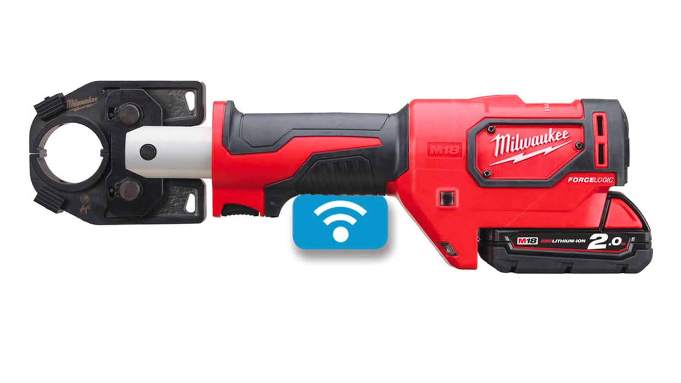 Sertisseuse hydraulique de câble FORCE LOGIC ONEKEY Milwaukee M18 HCCT-201C Sertisseuse hydraulique de câble FORCE LOGIC ONEKEY Milwaukee M18 HCCT-201C
