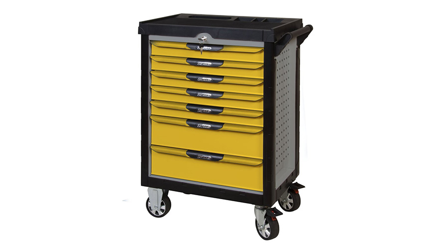 Test complet : Servante KS Tools ULTIMATE 7 tiroirs jaune Test complet : Servante KS Tools ULTIMATE 7 tiroirs jaune