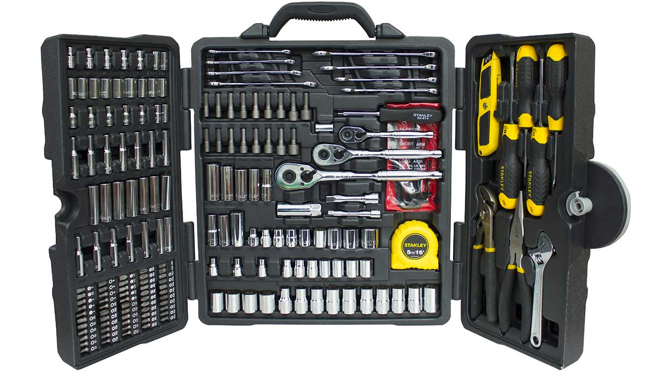 Stanley STHT5-73795 Coffret d'Outils pour mécanique 210 pièces Stanley STHT5-73795 Coffret d'Outils pour mécanique 210 pièces