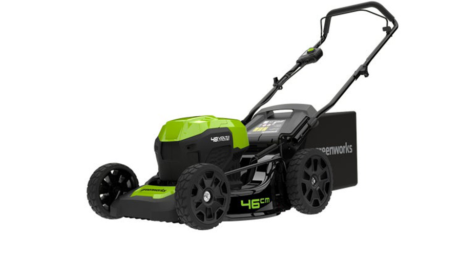Tondeuse à gazon sans fil 48 V Greenworks G48LM46K4 Tondeuse à gazon sans fil 48 V Greenworks G48LM46K4
