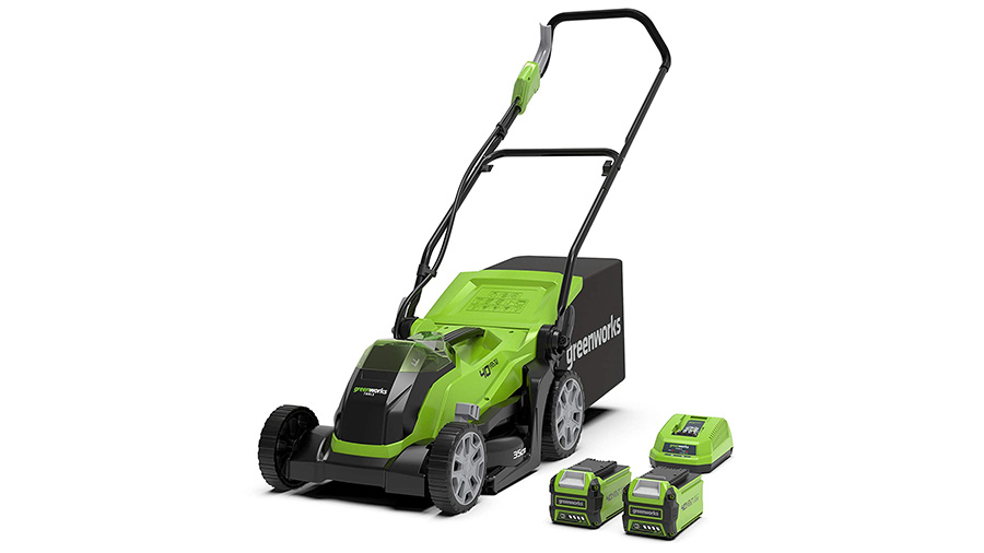 tondeuse à gazon sur batterie G40LM35K2X 2501907UC Greenworks tondeuse à gazon sur batterie G40LM35K2X 2501907UC Greenworks