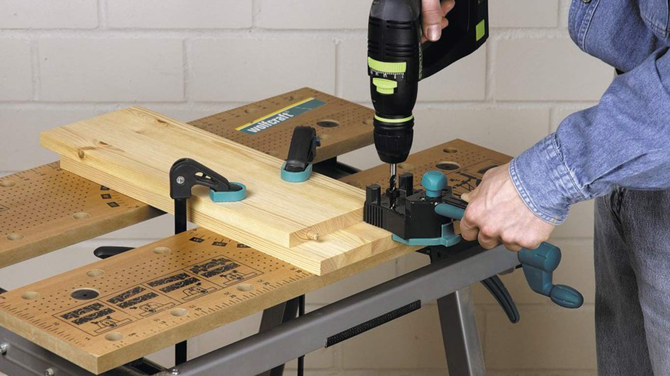 Guide d'assemblage pour tourillons wolfcraft 4640000 Guide d'assemblage pour tourillons wolfcraft 4640000