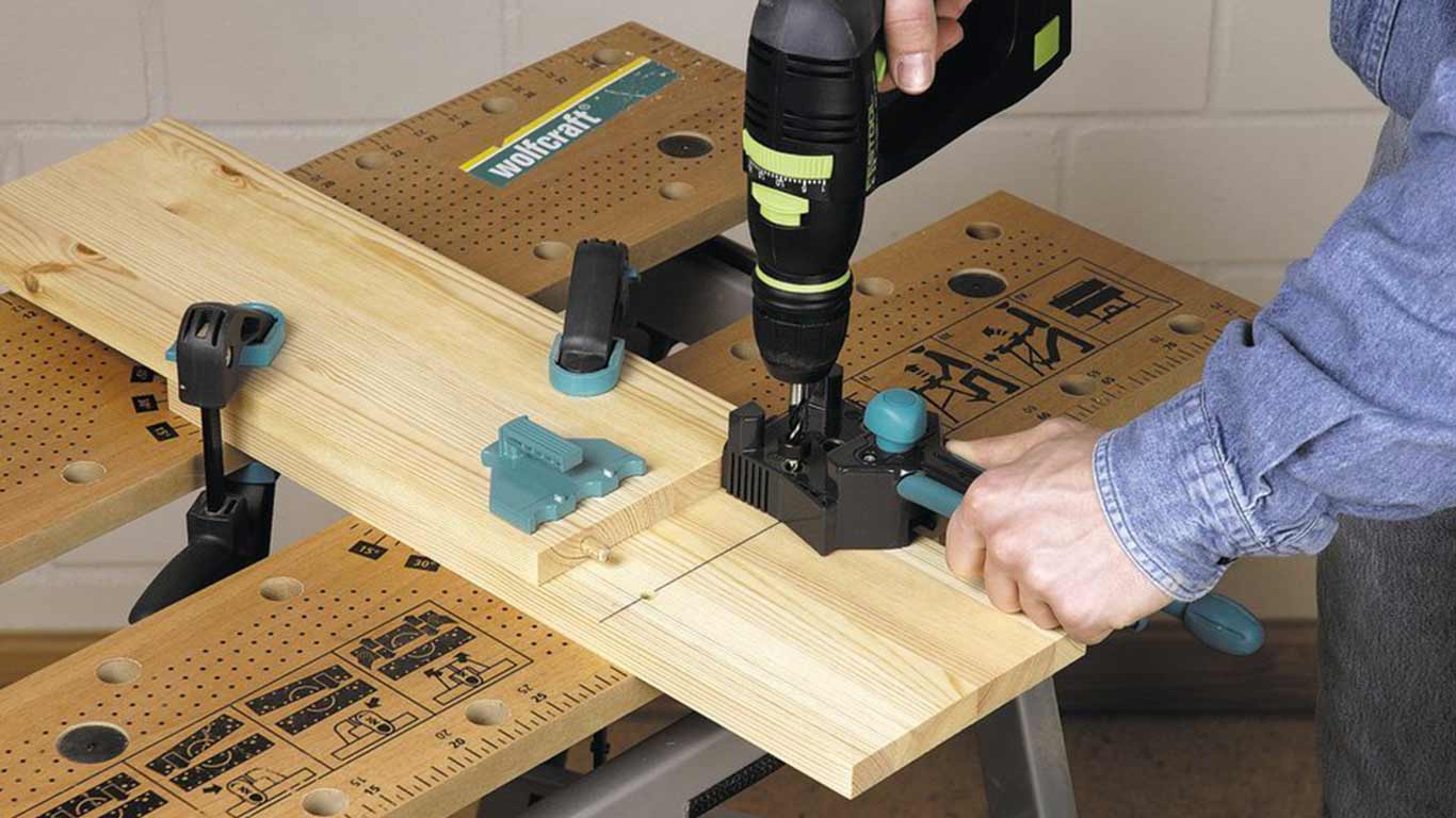 Guide d'assemblage pour tourillons wolfcraft 4640000 Guide d'assemblage pour tourillons wolfcraft 4640000