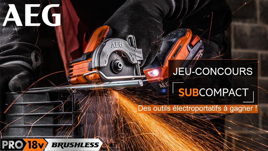 Jeu-concours SUBCOMPACT PRO 18 AEG Jeu-concours SUBCOMPACT PRO 18 AEG