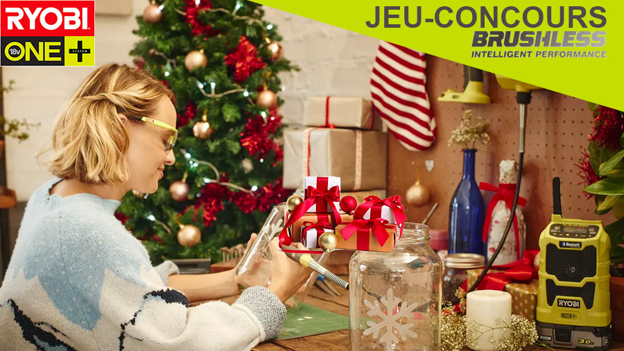 Jeu-concours RYOBI spécial Noël 2020 Jeu-concours RYOBI spécial Noël 2020