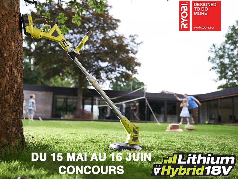 RYOBI RLT1830H25 - jeu concours