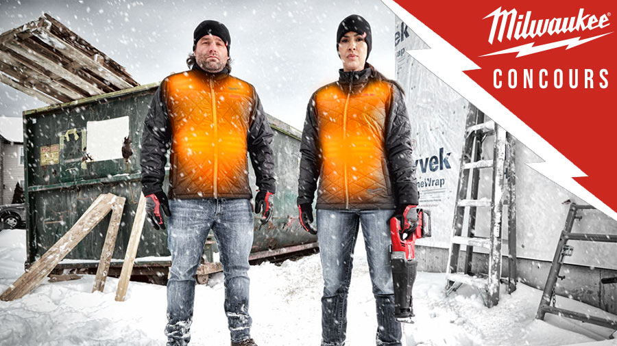 Concours veste chauffante Milwaukee Concours veste chauffante Milwaukee
