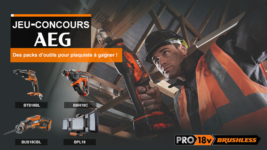 Outillage AEG spécial plaquistes Outillage AEG spécial plaquistes