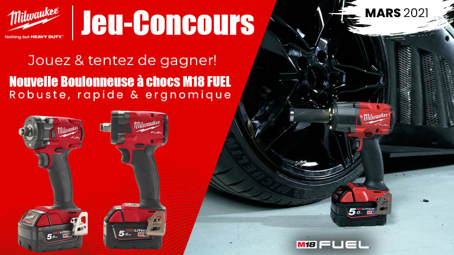 Jeu-concours outillage Milwaukee Jeu-concours outillage Milwaukee