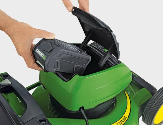 Tondeuses sur batterie John Deere R43B et R40B Tondeuses sur batterie John Deere R43B et R40B