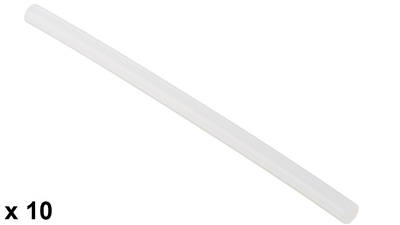 Bosch 2609256A03 Set de 10 bâtonnets de colle pour Pistolet à colle pour Bois/Cuir/Papier/Carton/PVC Diamètre 7 mm Longueur 150 mm Bosch 2609256A03 Set de 10 bâtonnets de colle pour Pistolet à colle pour Bois/Cuir/Papier/Carton/PVC Diamètre 7 mm Longueur 150 mm