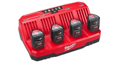 Chargeur Milwaukee M12 12V 4 slots