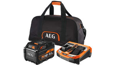 Pack batterie 18 V 9,0 Ah et chargeur SETL1890RHDBLK AEG