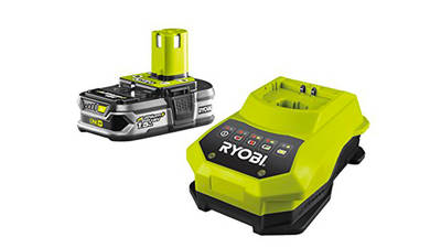 Ryobi RBC18L15 Chargeur 1 h et batterie lithium-ion 18 V 1,5 Ah