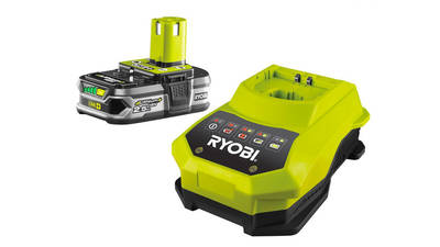 Ryobi RBC18L25 Chargeur 1 h et batterie lithium-ion 18 V 2,5 Ah