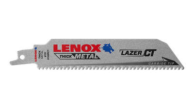 Test complet : Lame scie sabre LENOX Lazer CT 6108RCT