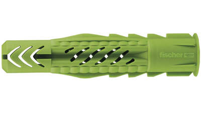 cheville pour tous les matériaux UX Green 518885 6 x 35 mm Fischer 40 pièces cheville pour tous les matériaux UX Green 518885 6 x 35 mm Fischer 40 pièces