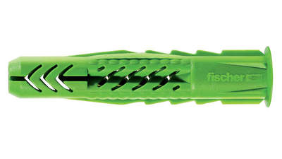 cheville pour tous les matériaux UX Green 524858 12x70 mm Fischer 18 pièces