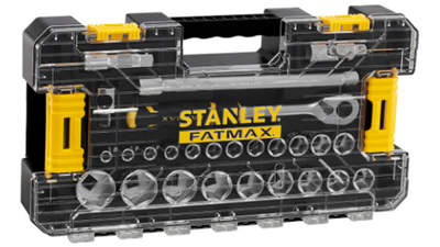Coffret de douilles Stanley Fatmax Stakbox L FMMT98103-1 1/2" Jeu de 26 pièces Coffret de douilles Stanley Fatmax Stakbox L FMMT98103-1 1/2" Jeu de 26 pièces