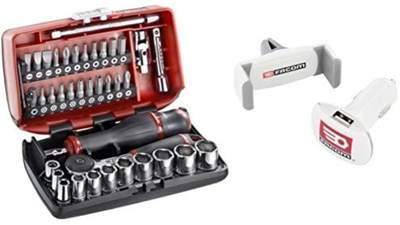 Coffret de douilles 6P 1/4 R2NANO + accessoires téléphone Facom R2NANOV217IM