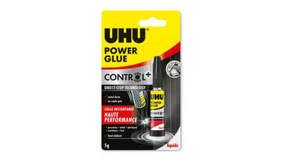 colle instantanée Power Glue Liquide Control+ UHU tube 5g