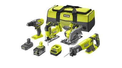 Combo kit 4 outils 18 V Ryobi R18CK4E-242S Combo kit 4 outils 18 V Ryobi R18CK4E-242S