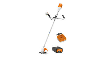 Débroussailleuse à batterie avec poignée de vélo STIHL PACK FSA 90 AVEC AP 300 ET AL 500 Débroussailleuse à batterie avec poignée de vélo STIHL PACK FSA 90 AVEC AP 300 ET AL 500