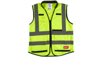 gilet haute visibilité Milwaukee 4932471895 Premium Jaune S/M 