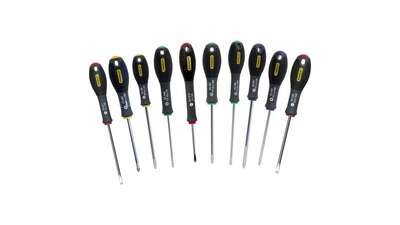 Jeu de 10 tournevis électricien/mécanicien/phillips/pozidriv/torx Stanley FATMAX FMHT0-62128