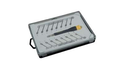 Jeu de 16 micro tournevis multilames fente/phillips/hexagonal/torx Stanley STHT0-62633