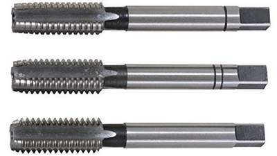 Jeu de 3 tarauds à main HSS KS TOOLS 331.0120 Jeu de 3 tarauds à main HSS KS TOOLS 331.0120