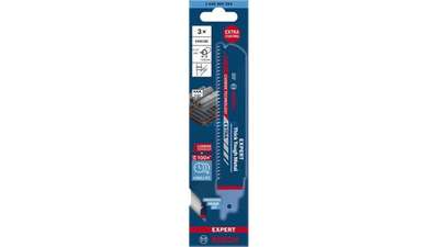 Kit 3 lames de scie sabre Bosch Expert Thick Tough Metal 2608900366