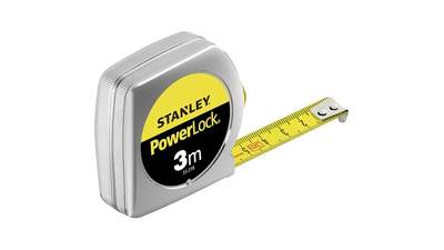 Mètre ruban STANLEY POWERLOCK 0-33-218 classic metal 3mx12,7mm