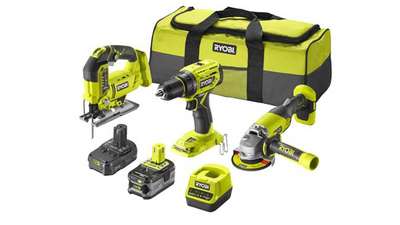 Pack 3 machines sans fil 18 V RCK183A-242S Ryobi