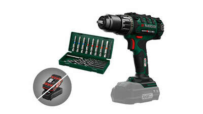 perceuse sans fil PABS 20 Li X20V Parkside 