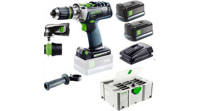 Perceuse visseuse à percussion sans fil FESTOOL 18V PDC 18/4 Li 5,2-Set