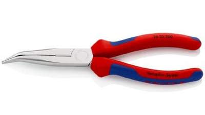 Pince à becs demi-ronds avec tranchant KNIPEX 26 25 200