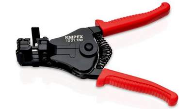 Pince à dénuder avec couteaux de forme KNIPEX 12 21 180 SB