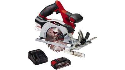 scie circulaire TE-CS 18/150 Li EINHELL avec batterie 2,5 Ah et chargeur scie circulaire TE-CS 18/150 Li EINHELL avec batterie 2,5 Ah et chargeur
