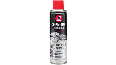 Spray lubrifiant technique lubrifiant sec au PTFE 3-EN-UN Spray lubrifiant technique lubrifiant sec au PTFE 3-EN-UN