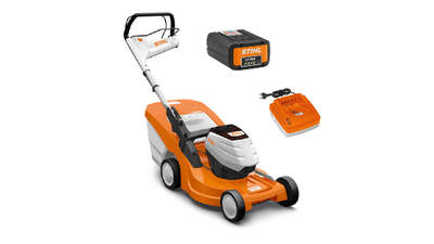 Tondeuse sur batterie STIHL PACK RMA 448 TC AVEC AP 300 ET AL 300