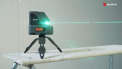 WÜRTH CLG 18 : un laser croix faisceau vert pour une meilleure visibilité