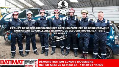Démonstration désincarcération par les sapeurs-pompiers du 77 Démonstration désincarcération par les sapeurs-pompiers du 77