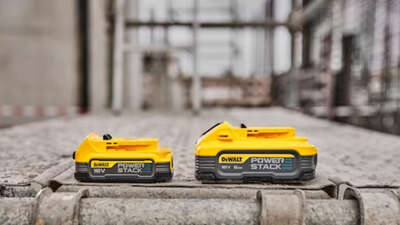 batteries renforcées Powerstack XR 18 V DCBP518G-XJ et DCBP034G-XJ Dewalt 