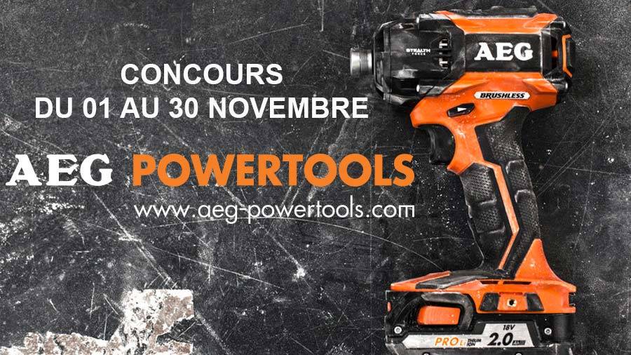 Jeu-concours outillage AEG